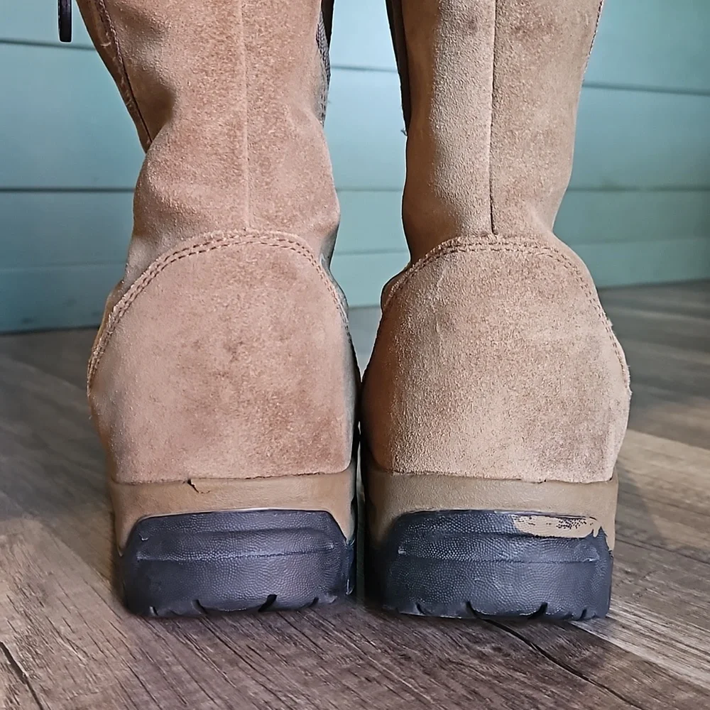 Sorel Waterfall Waterproof Tan Leather Boots - Picture 3 of 8